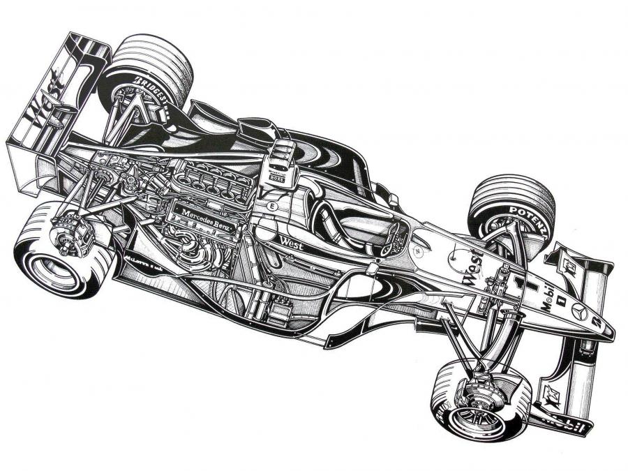  McLaren Mercedes-Benz MP4-15 2000 года  (фото 2 из 12)
